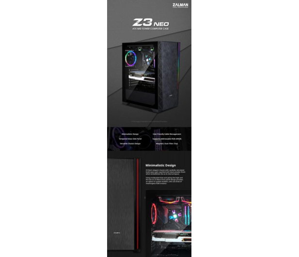 Zalman Z3 NEO RGB - 674915 - zdjęcie 5